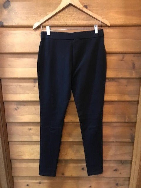 Marco Polo Full Length Pull On Ponte Pant In Navy