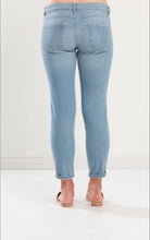 Load image into Gallery viewer, PRIVILEGE Button Fly Jeans - Mid Wash Denim
