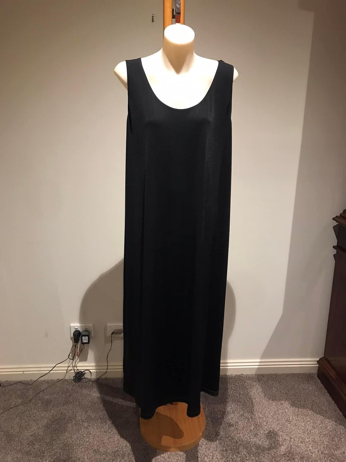 SWISH Long Jersey Dress - Black