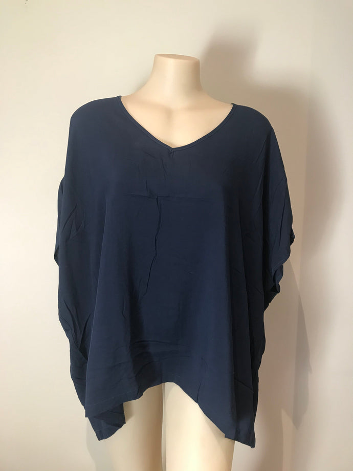 CORDELIA ST Bamboo Kimono Top - Navy