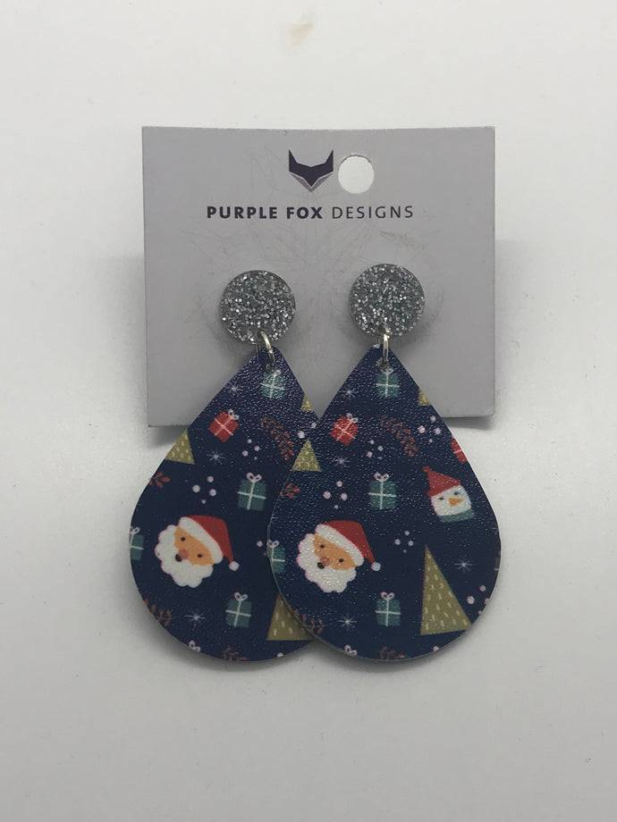 PURPLE FOX DESIGNS Christmas Earrings - #2