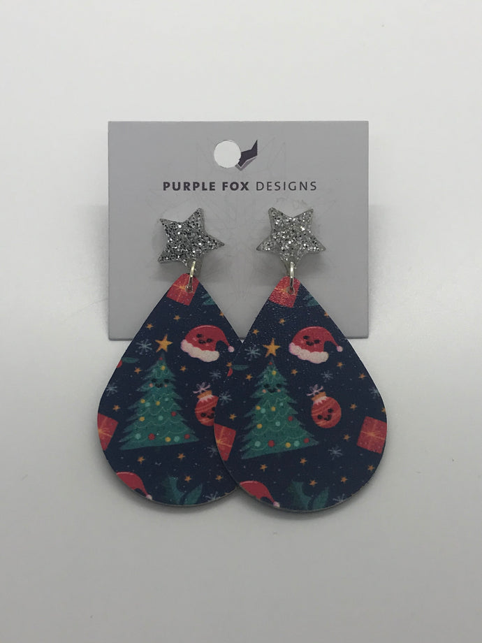 PURPLE FOX DESIGNS Christmas Earrings - #5