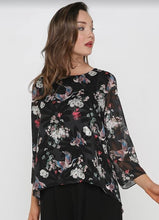 Load image into Gallery viewer, FAYE BLACK LABEL Lucia Top - Flamingo print
