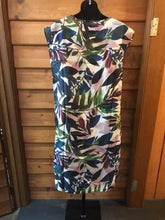 Load image into Gallery viewer, MARCO POLO White Tropical Print Dress
