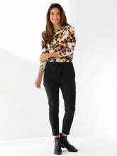 Load image into Gallery viewer, MARCO POLO Spliced Bengaline Pant - Black
