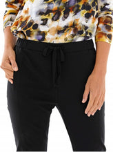 Load image into Gallery viewer, MARCO POLO Spliced Bengaline Pant - Black
