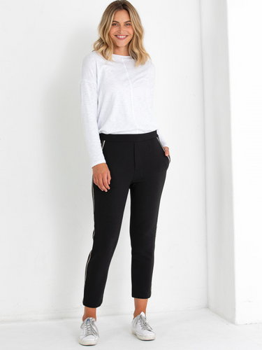 MARCO POLO BUTTON LINEN PANT - Pants : Mainly Casual | Women's Clothing |  Stocking your Favourite Labels! Mainly Casual Pants - MARCO POLO S23