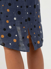 Load image into Gallery viewer, MARCO POLO Sleeveless Spot Dress - Slate
