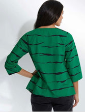 Load image into Gallery viewer, MARCO POLO Bay Stripe Top - Leaf
