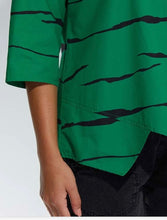 Load image into Gallery viewer, MARCO POLO Bay Stripe Top - Leaf
